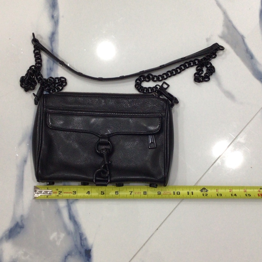 Rebecca Minkoff Black Leather Shoulder Bag